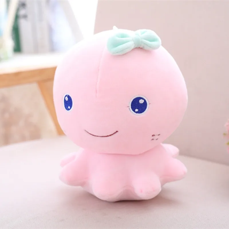 Kawaii розовый голубой плюшевый Осьминог игрушка плюшевая игрушка-животное мультяшный осьминог домашнего офиса Подушка для сна подарок на день рождения для детей 21/30/35 см - Цвет: Pink