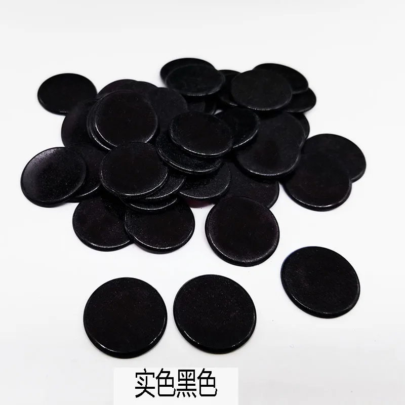 100PCS/Set 4 Colors 19mm Creative Gift Accessories Plastic Poker Chips Casino Bingo Markers Token Fun Family Club Game Toy
