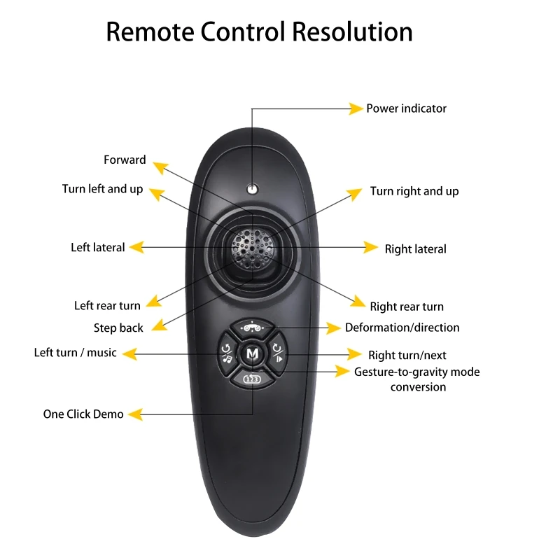 

Watch gesture sensor remote control stunt spray twist car