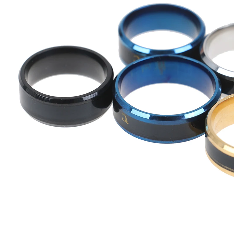 Температурное кольцо из титановой стали настроения чувства эмоции