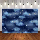 Фон для фотосъемки новорожденных с изображением золотых звезд для вечеривечерние в честь Дня Рождения