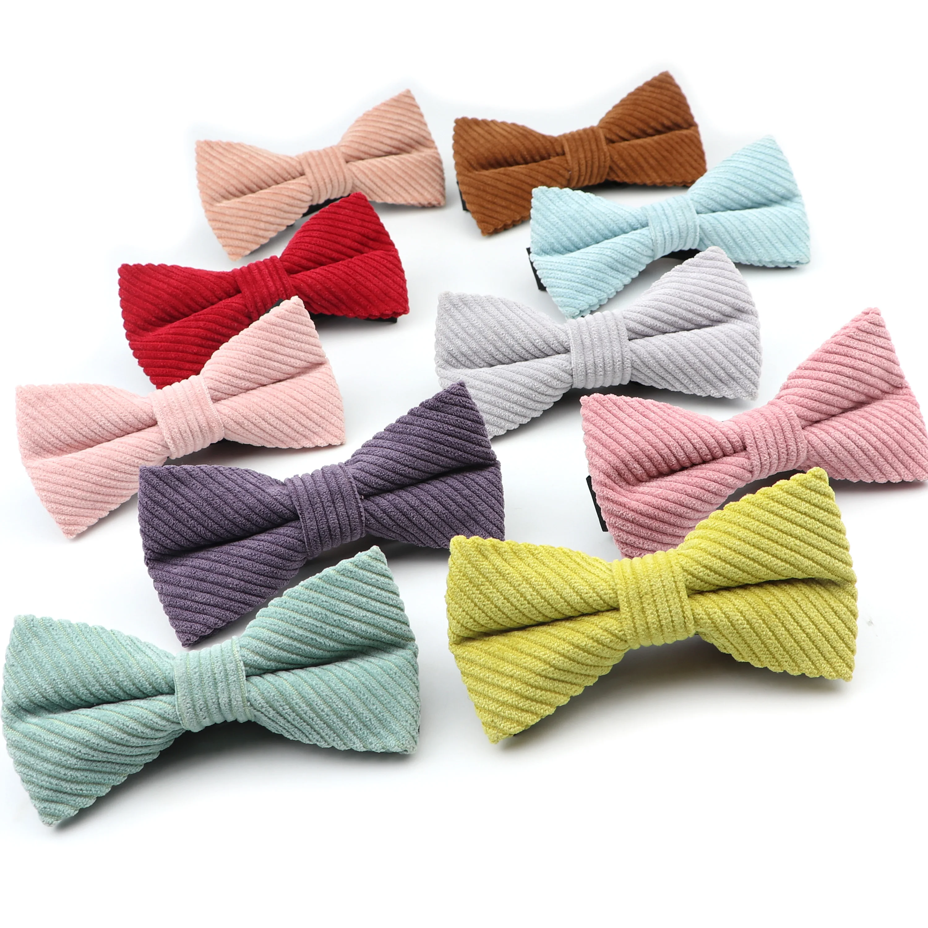 Новинка карамельный цвет мужской галстук бабочка классический вельветовый