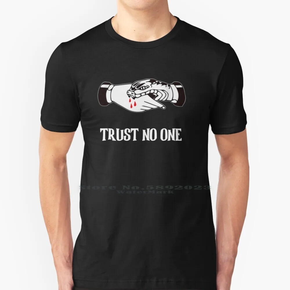 

Trust No One T Shirt Cotton 6XL Trust No One Animal Cool Funny Case Cancer Man Black Womens Trending Phone Wallet Dark