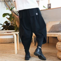 mens pants autumn new style large size casual pants harem pants loose pants chinese style bloomers trousers men fashion m 5xl