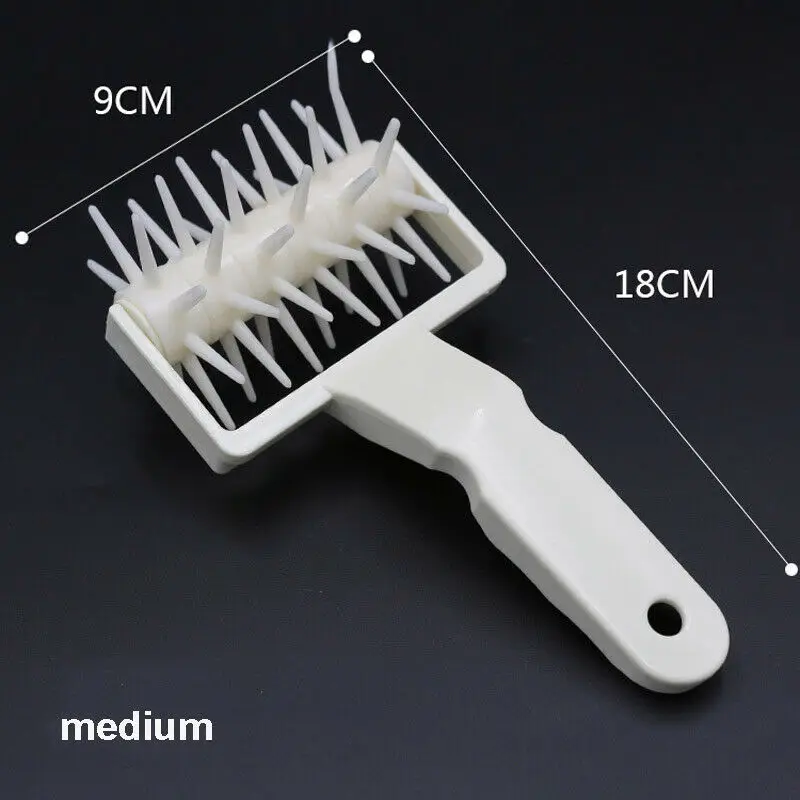 Новый Пластик для выпечки пиццы ролик булавки тесто печенья ролика иглы