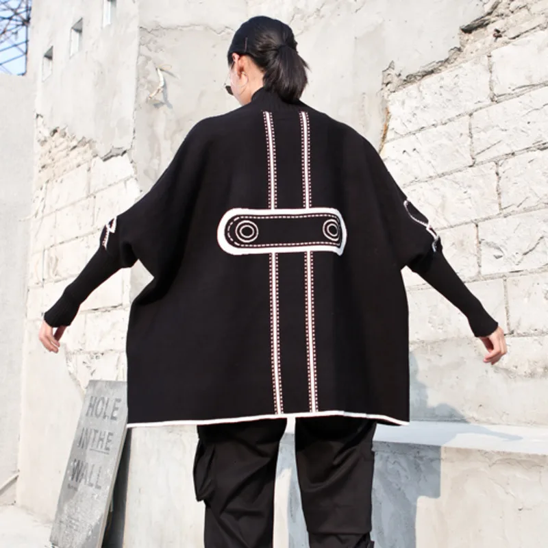 LANMREM 2019 осенью и зимой Для женщин новые вязанные Высокий воротник толщиной