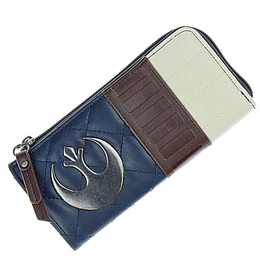 Ziper Around Wallet Star Wars кошелек Mandalorian двухслойный сумка Звездные войны|Мужские