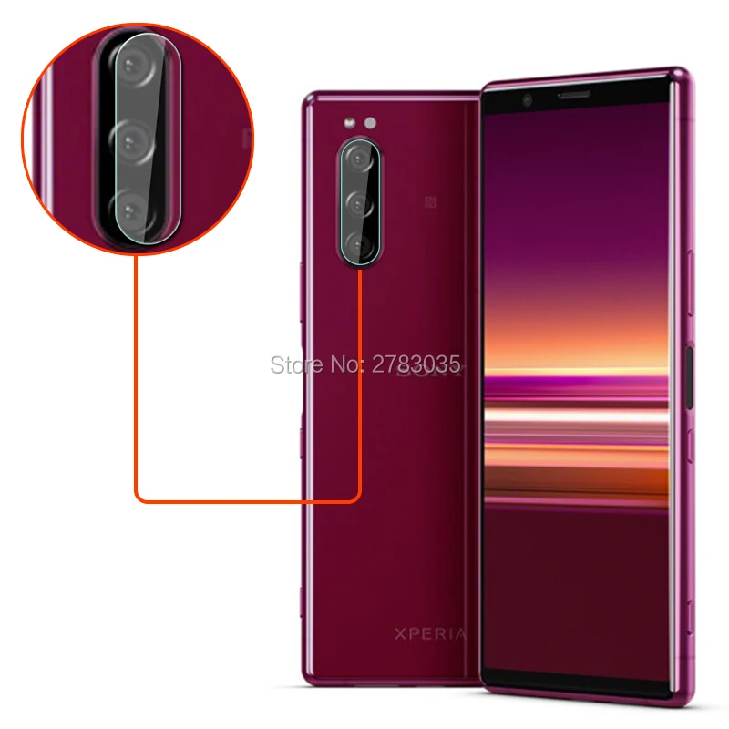 Для sony Xperia 5 6," Прозрачная ультратонкая задняя защитная пленка для объектива камеры Задняя крышка объектива защитная пленка из закаленного стекла