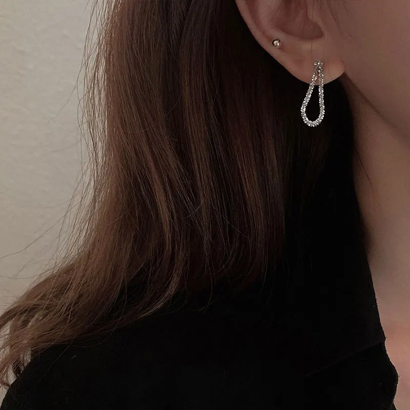 

Women Earrings S925 Silver Fashion Sweet Romantic Party Girl Student Accessories Temperament Female Jewelry Woman Earring