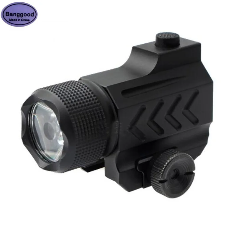 

X114 CS тактический мини-пистолет, охотничий пистолет, фонарь со светодиодной подсветкой, калибрутор для светового прицела, подходит для 20 мм н...