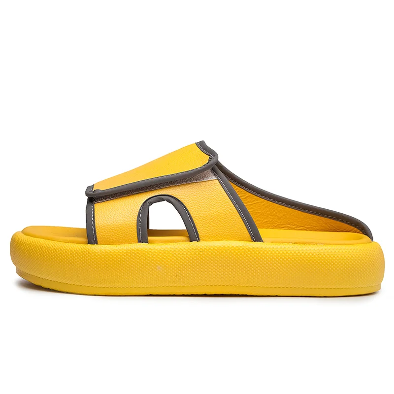 Пляжные сланцы Пробковая обувь hombre sandalen Тапочки на резиновой подошве Сандалии