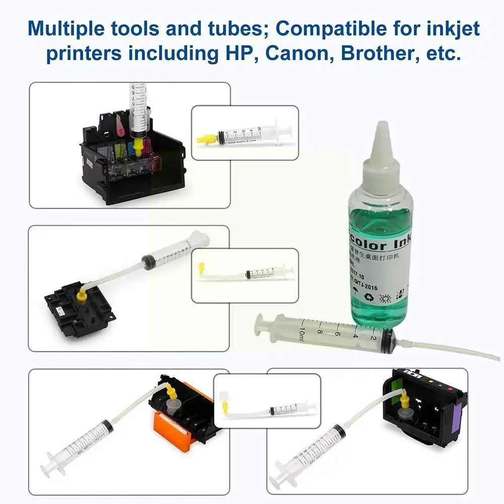 Inkjet Printer Nozzle Cleaning Fluid Tool For Epson Print Head Lexmark Cleaning Tool HP Z5Y1