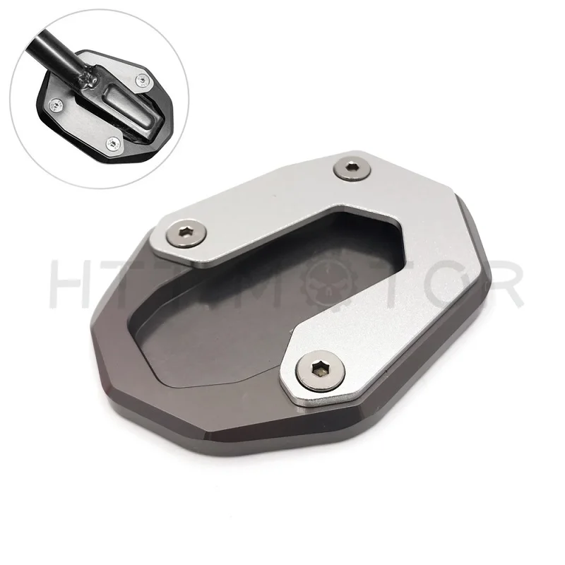

Aftermarket free shipping motorcycle parts Side Stand Extension Pad Plate Enlarge For Ducati Scrambler 800 2015-2018 gray
