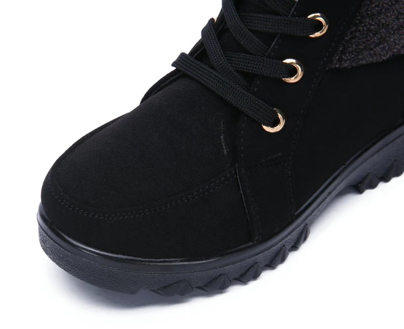 Женские ботинки новинка зимы 2020 хлопковая обувь для женщин среднего возраста