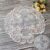 europe mesh lace embroidery placemat cup coaster tea mug kitchen table place mat cloth doily dining christmas wedding pad decor