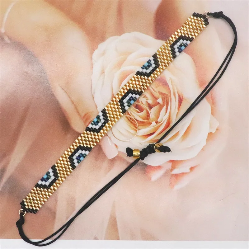 Радужный Браслет ZHONGVI для женщин элегантные ювелирные изделия в стиле бохо с