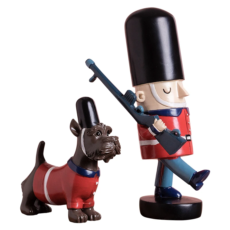 Винтажная кукла Щелкунчик из смолы фигурка солдата ручной работы королевская