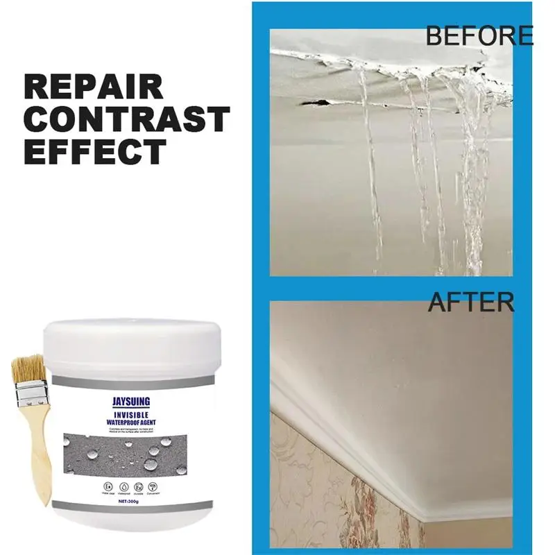 

Ultra-Strong Waterproof Insulating Sealant Transparent Universal Sealant Glue Leakproof Repair Gel Wall Bathroom Toilet Floor