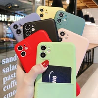 wallet phone case for iphone se 2020 2 se2 8 plus 7 6 6s x xr xs 11 pro max coque silicone cover with card holder pocket fundas
