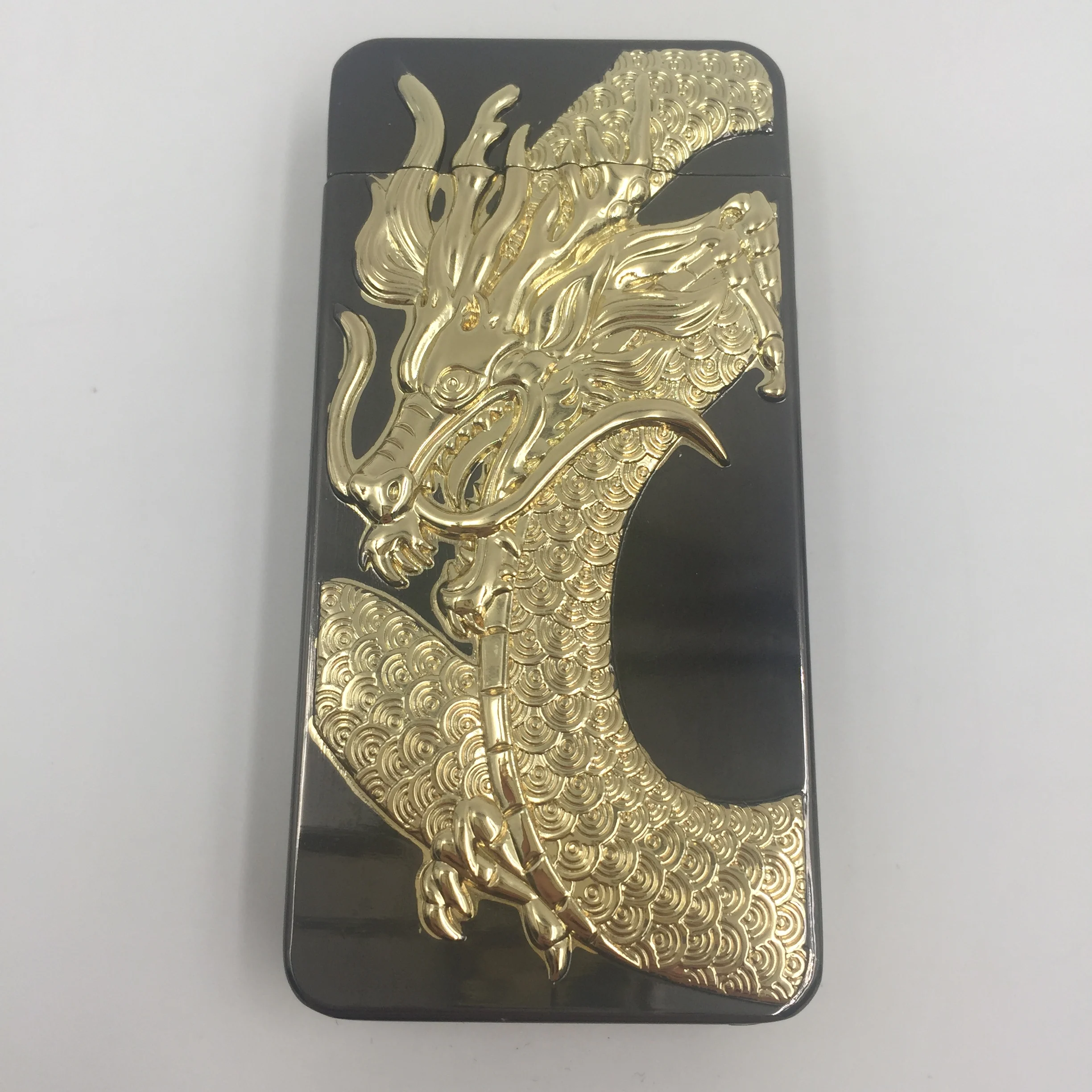 Электронная usb зарядка двойная плазменная дуговая Зажигалка перезаряжаемый электронный импульсный Зажигалка китайский Дракон Форма зажигалка для подарков