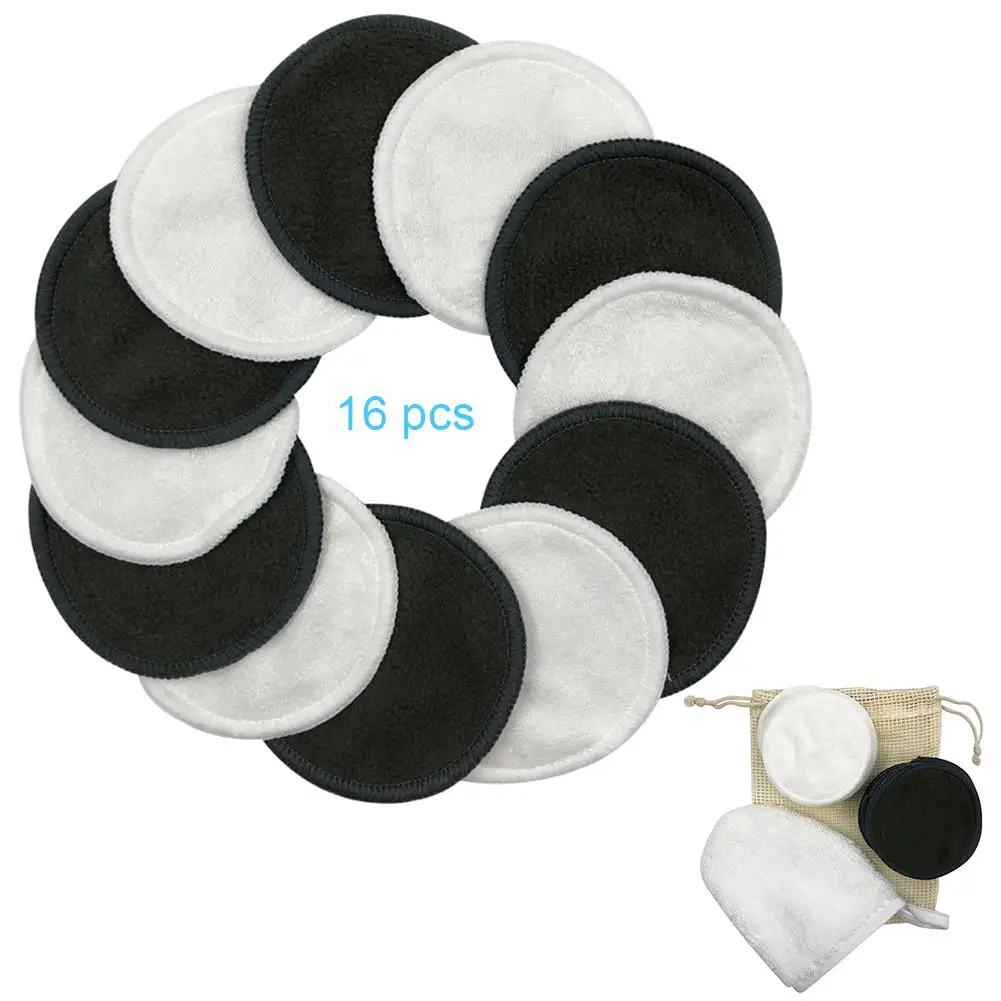 Средство для снятия макияжа 16 шт. ватный диск моющаяся многоразовая Подушечка