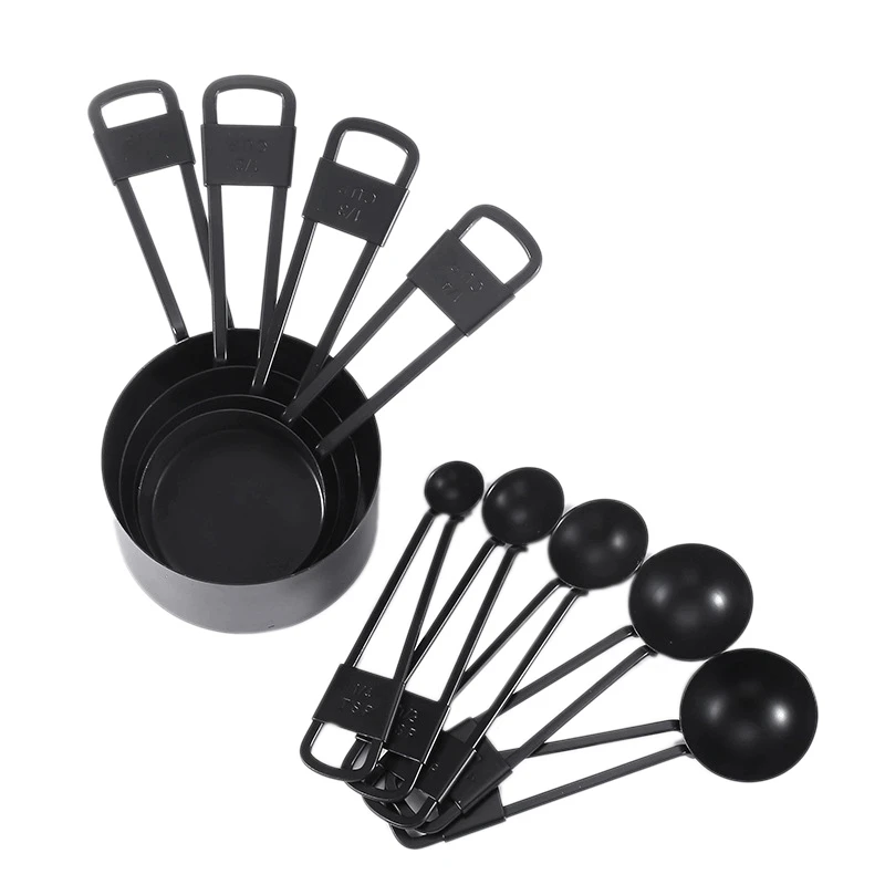 

Measuring Spoons Cups Set, Stackable Tablespoons Measuring Set for Gift Dry Liquid Ingredients Cooking Baking Set of 10