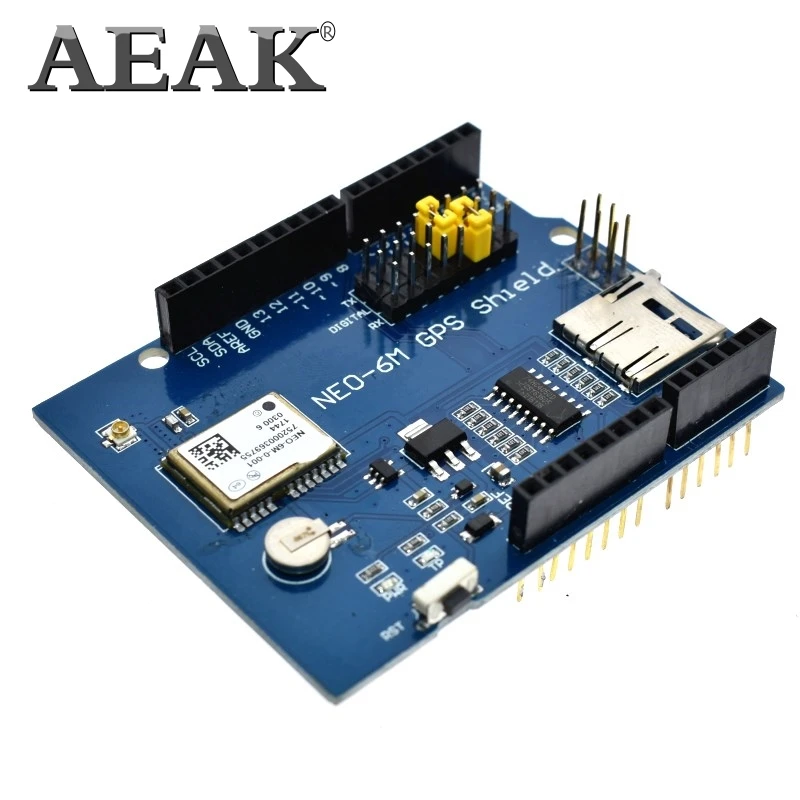 AEAK NEO 6M GPS Φ Плата расширения модуля Щит SPI UART с слотом для SD карты Arduino UNO R3