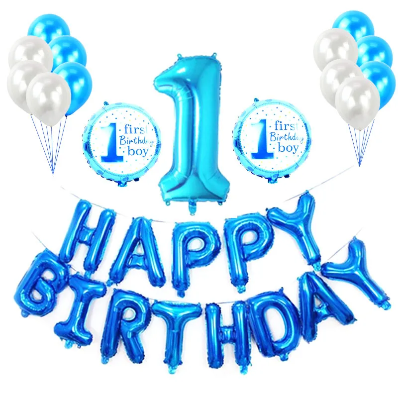 Детский фон для фотографирования мальчиков и девочек 1 год|Воздушные шары