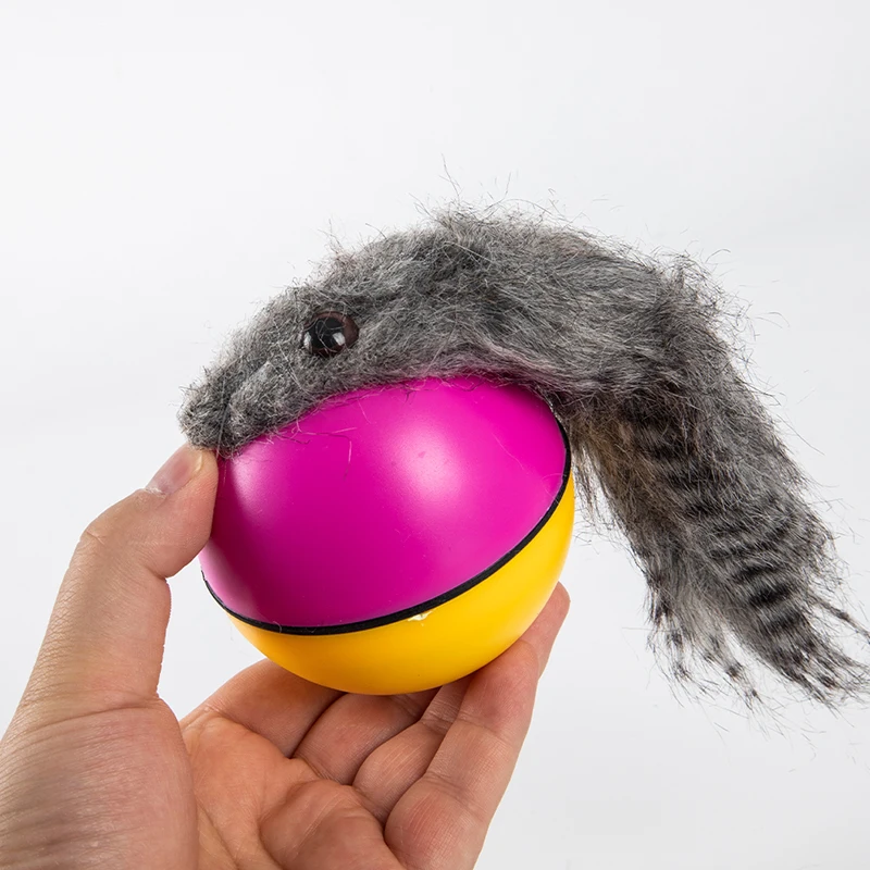 

Funny Pet Dog Cat Toy Electric Beaver Weasel Rolling Ball Toy Pet Supplies For Puppy Dogs Moving Toys New