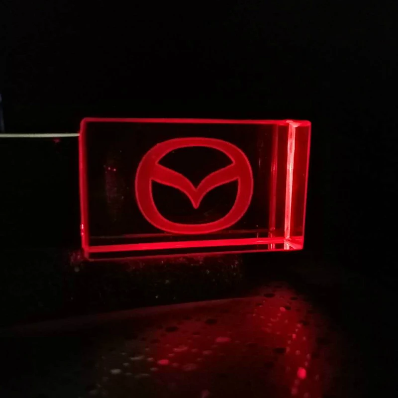 USB флеш накопитель Mazda 4/8/16/32/64/128 ГБ металлический корпус с логотипом на заказ|USB