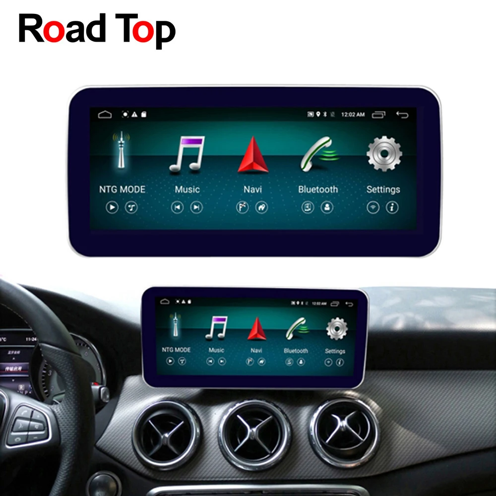 10 25 &quotAndroid 8 1 Octa ядерный Процессор 2 + 32G авто радио Wi Fi gps Navigatie Bluetooth Hoofd экран