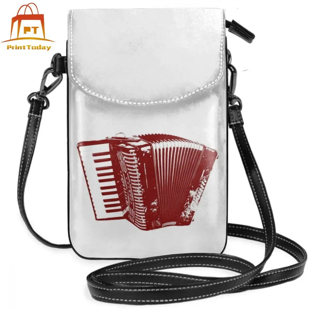 Musette Shoulder Bag If I Cant Take My Accordion Im Not Going Leather Trending Print Women Bags Multifunctional Small Purse | Багаж и