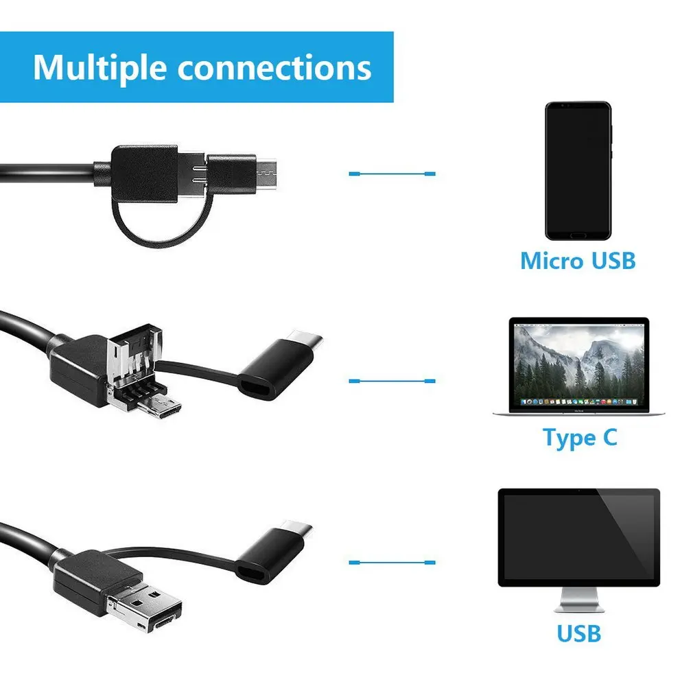 0 3 M/2 M Pixel 1000X 8 LED Электронная Цифровая микро камера Usb мини-видеокамеры