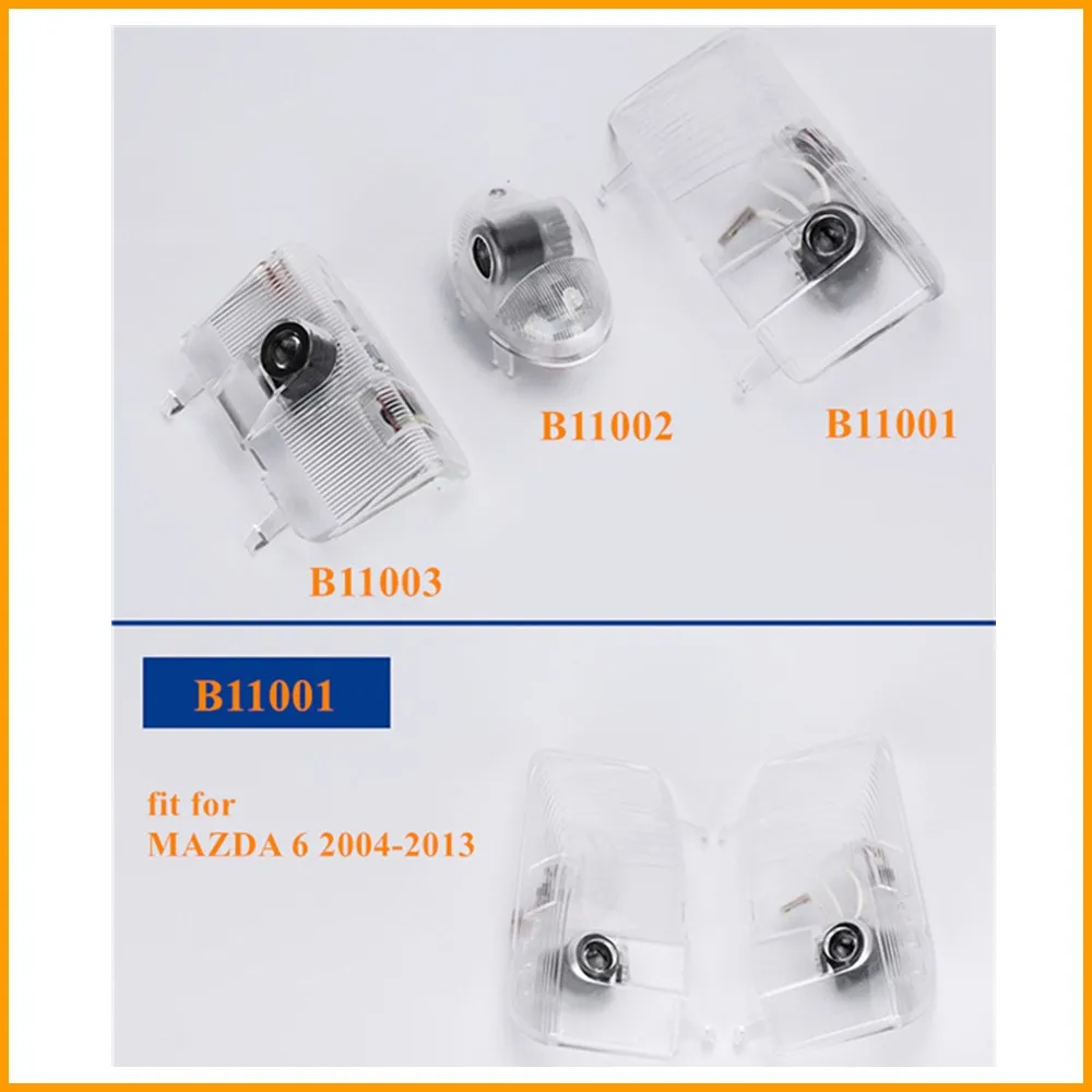 2 шт. проектор для MAZDA светодиодный светильник двери автомобиля Добро пожаловать