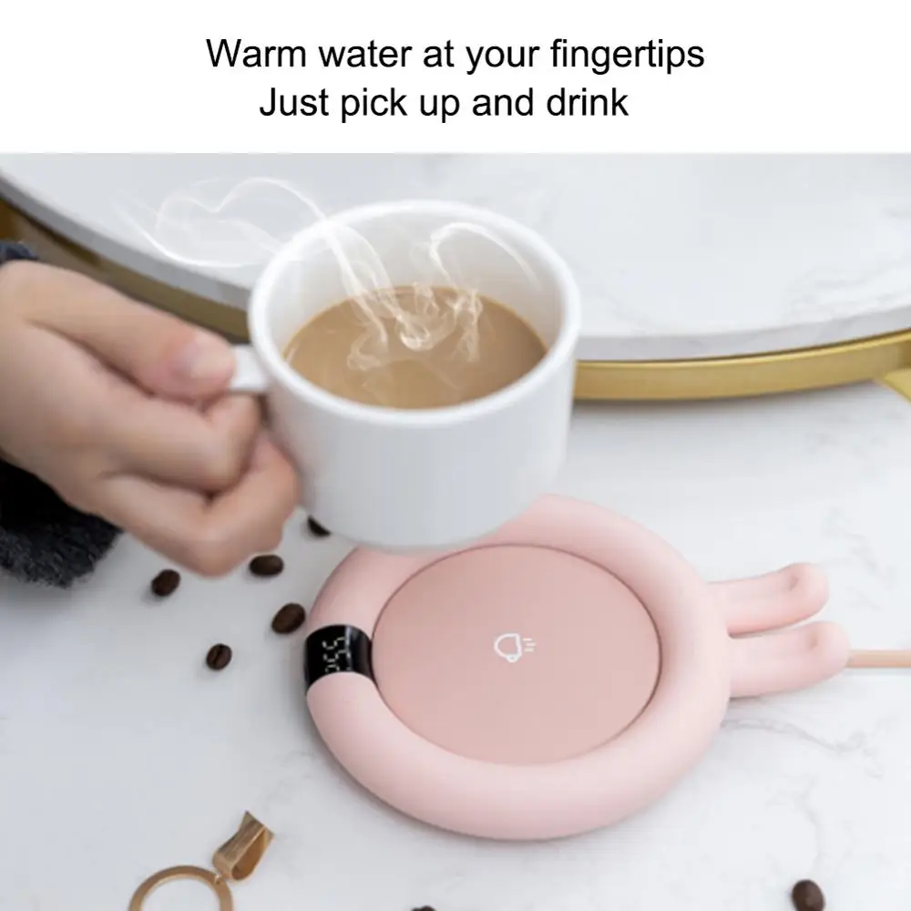 hot home usb heating coasters waterproof warmer gadget tea coffee milk office heating coaster kitchen fast heater warmer tools free global shipping