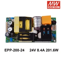 mean well epp 200 24 24v 8 4a 201 6w high efficiency industrial open frame switching power supply pcb bare board power unit