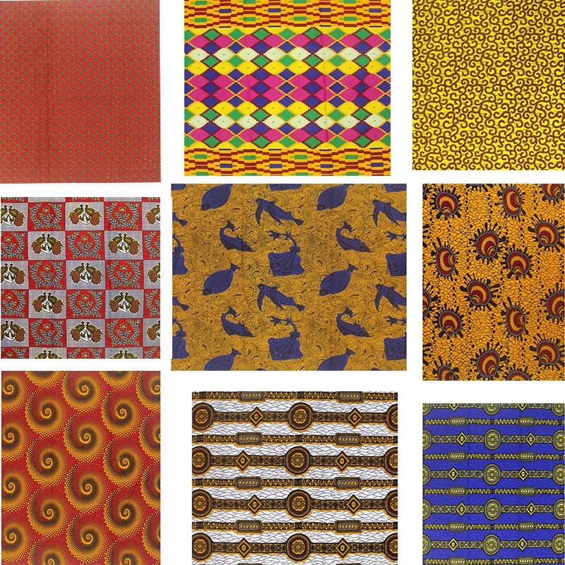 Новый Топ Африканский Бирюзовый Воск Печать Высокое качество икань хлопковый