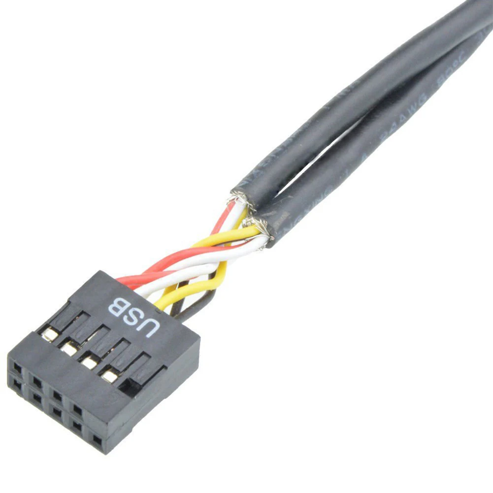 USB 9 контактный разъем для материнской платы разделитель интерфейса от 1 до 2