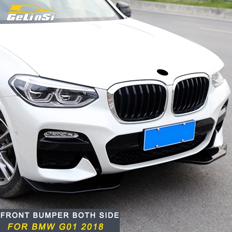 Gelinsi для 2018 2019 BMW X3 G01 X4 G02 автомобильный передний бампер губ Наборы тела дефлектор
