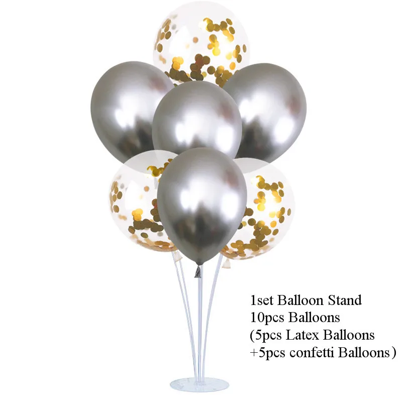 stand ballon set 2 2 комплекта свадебные шары для украшения подставка держатель воздушных шаров Колонка для взрослых детей воздушные шары для дня рождения вечеринки Декор для дома/сада Babyshower - Цвет: stand ballon set 2