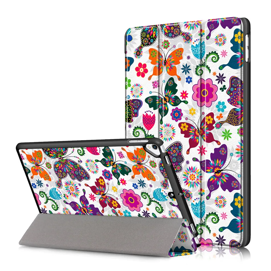 Для iPad Air 3rd поколения 10,5 чехол Smart Cover Funda для iPad Air 3 10,5 дюймов 10,2 7th складываются в три раза подставка мягкий чехол для задней панели