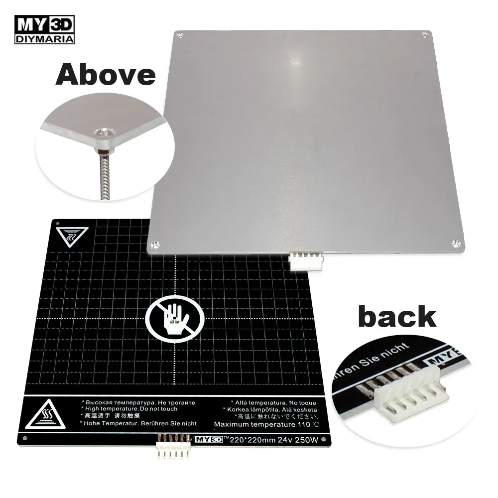 

Upgrade Magnetic Steel Sheet Base Soft Surface Plate Post for 3D Printer Hot Bed Print Tape Heatbed Sticker Non PEI MY3D