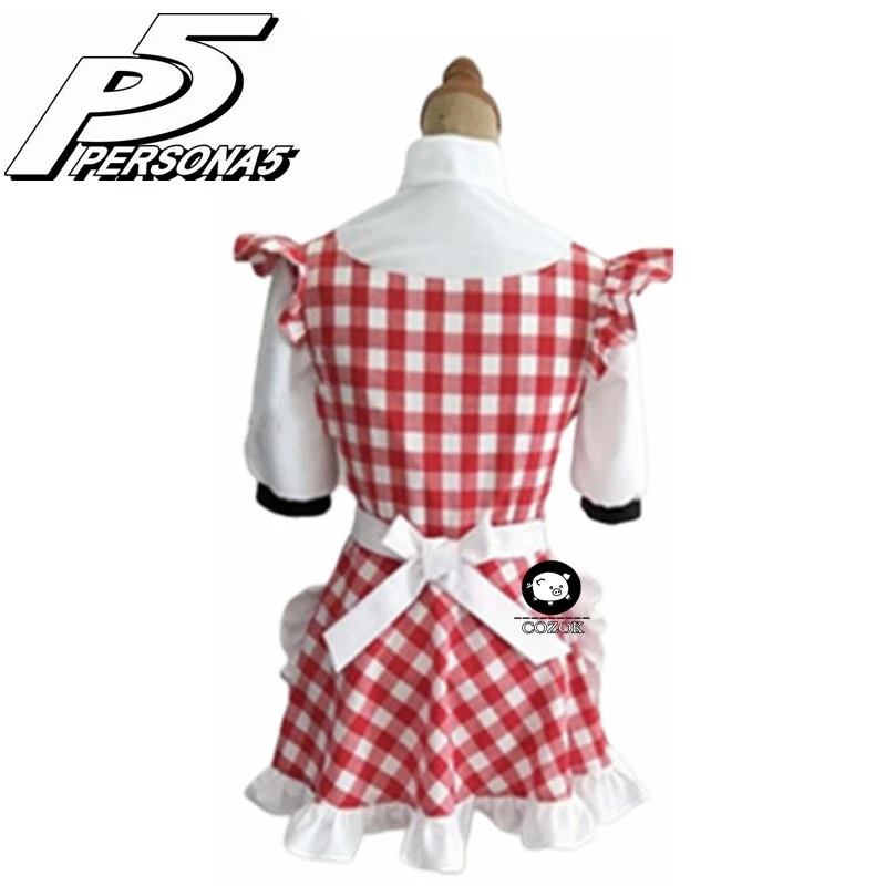 Костюм горничной Takamaki Persona 5 костюм Пантеры индивидуальный пошив платье Униформа