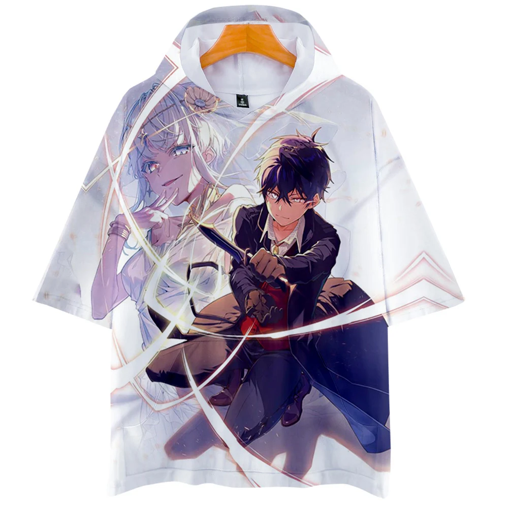 

Fall 2021 Anime The World's Finest Assassin 3D Print Hoodies Men/Women Short Sleeve Hooded Sweatshirt