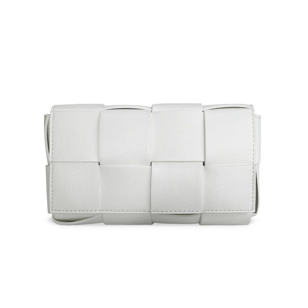 Новинка 2021 модная темпераментная простая плетеная женская сумка из воловьей