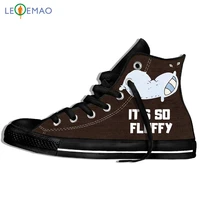 custom logo image printing sneakers shoes arrivals its so fluffy men printed funny lightweight canvas zapatos de mujer outdoor