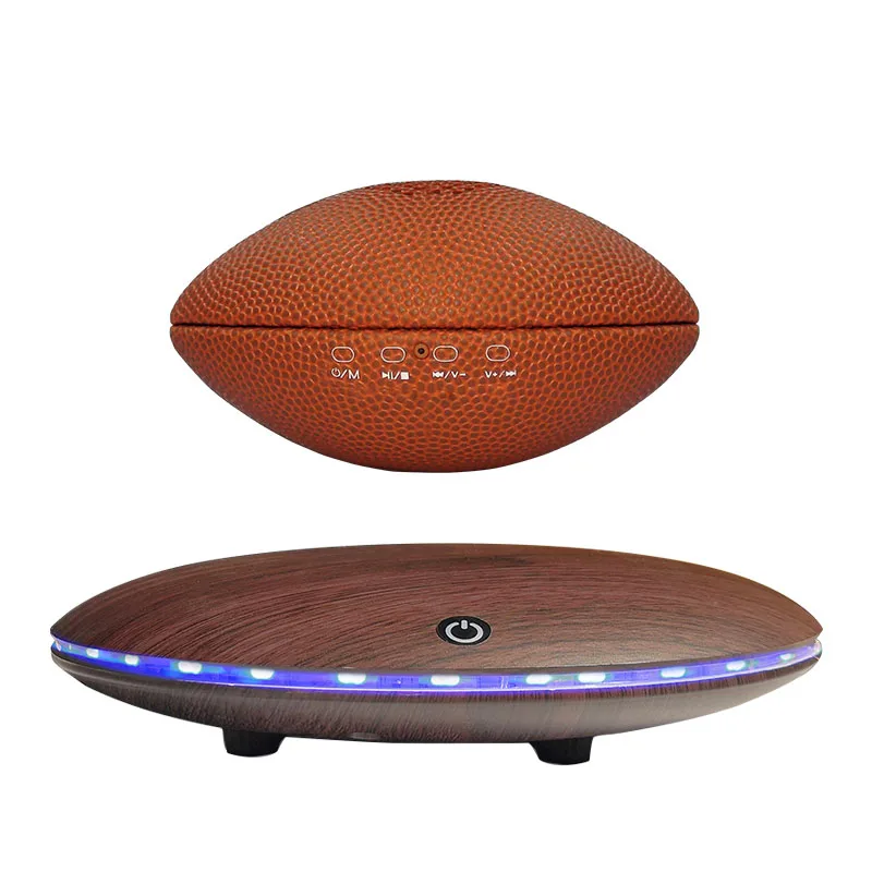 Умные Bluetooth-колонки в стиле регби Магнитная подвеска супер бас 360 ° стерео TWS