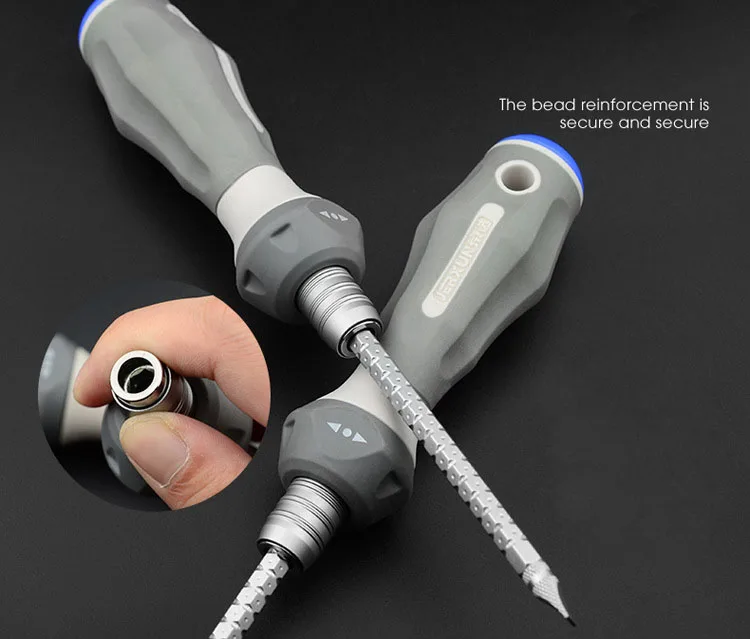 JERXUN H6/6*160 мм двойного назначения настраиваемая отвертка крестообразная Phillips-Трещотка отвертки Магнитная отвертка CR-V отвертка