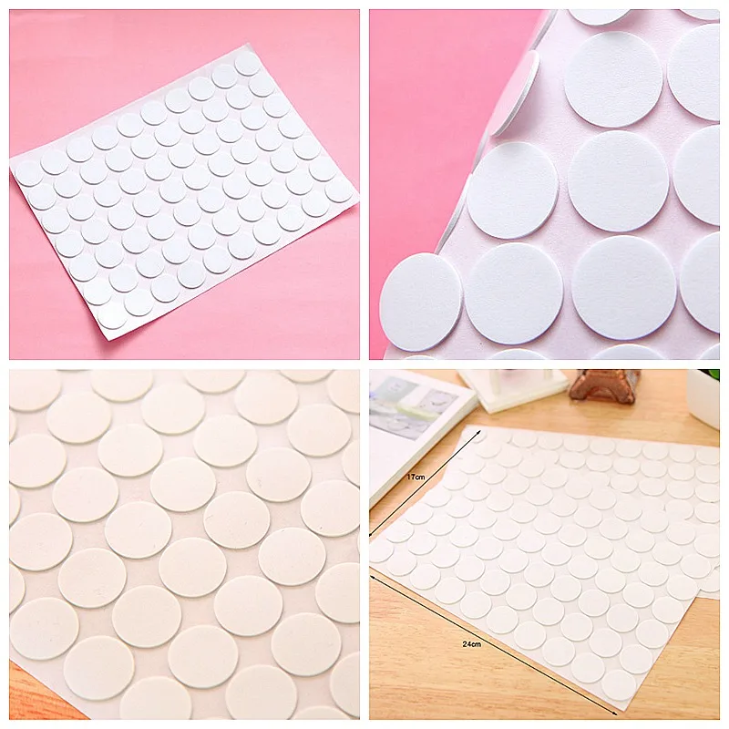 Двухсторонняя клейкая лента 70 шт. акриловая круглая бесшовная для украшения