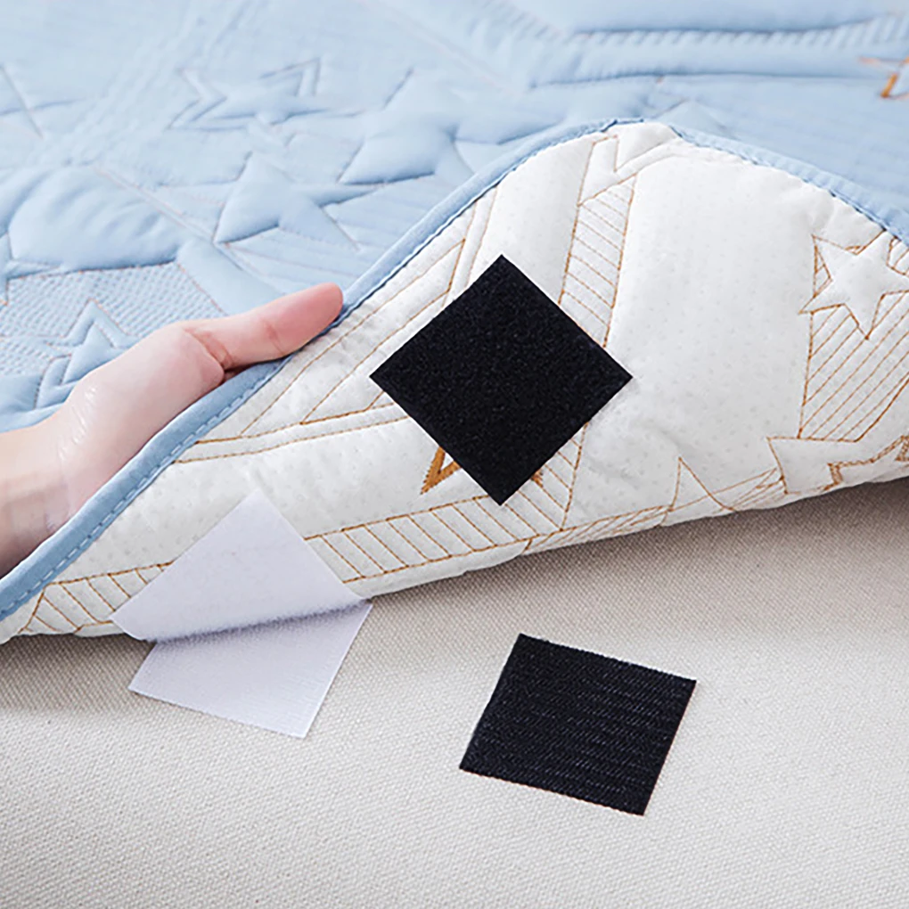 

20Pcs Double-Sided Fixed Seamless Adhesive Sofa Bed Sheets Rug Table Cloth Anti-Slip Fixed 6cm Anchor Buckle Home Decoration